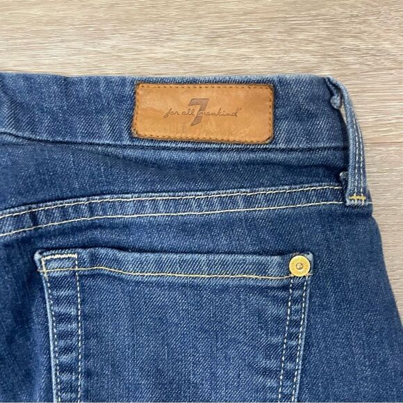7 for all mankind the high waist skinny jeans Sz 28 - Picture 5 of 5